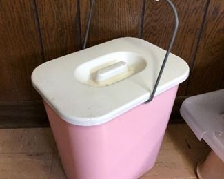 Vintage diaper pail