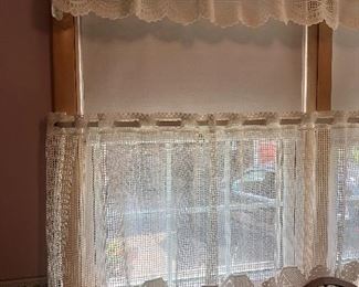 Lace curtain panels