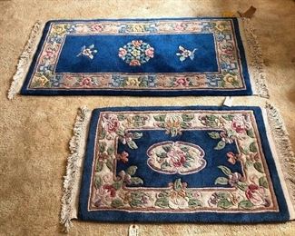Oriental throw rugs.....