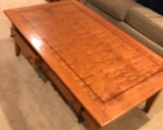 Coffee table - matches end tables and entertainment set.