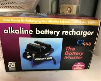 The Battery Master alkaline battery recharger.