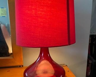 Nice red lamp!