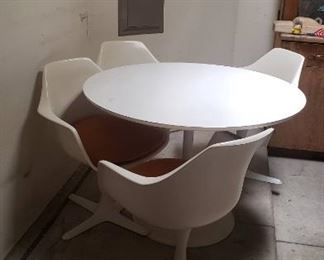 Burke MCM Tulip table and 4 chairs-available pre-sale