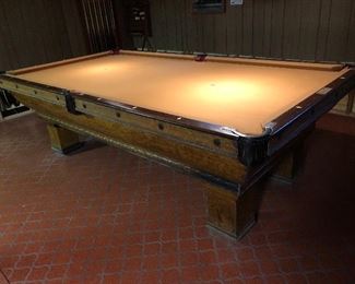 Antique Sydney Laner & Co pool table.....