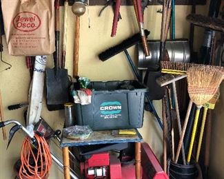 Snow blower and garden tools