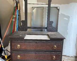 Antique project dresser 