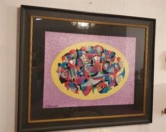 Russian artist Anatole Kransnyanky
Silkscreen 