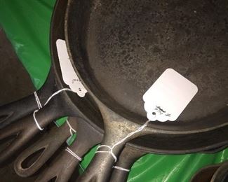 Skillets and more skillets. 