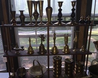 Brass from India and Italy comes in a variety of shapes and sizes. 