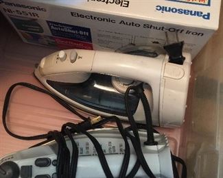 A handful of steam irons are available. 