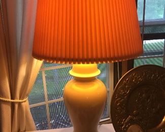 One of two matching urn lamps, sold separately. 