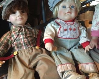 Porcelain dolls are looking for new homes. 