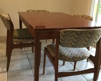 Denmark Draw Leaf Dining Table with four chairs, Very pretty