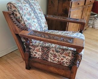 Great 1920s club chair and matching sofa