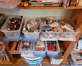 Lots of craft supplies