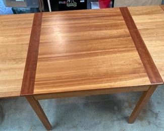 Mid-Century Teak Expanding Dining Table.