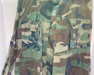 Many Military Fatigues.