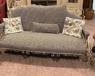 Wrought Iron Furniture Set.