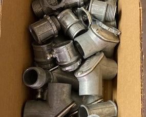 Rolls of Steel and plastic Conduit with Fittings of every kind!
