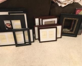 Frmes, frames, frames. Pottery Barn and others.