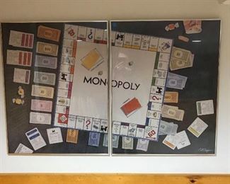 Monopoly Art print with Bet Borgeson signature