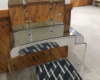 Mirrored Makeup Station