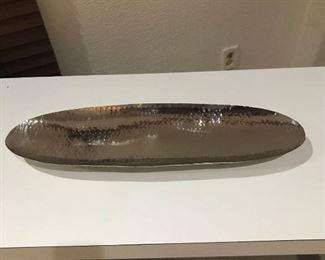 Ingot shaped Silver Plated Tray