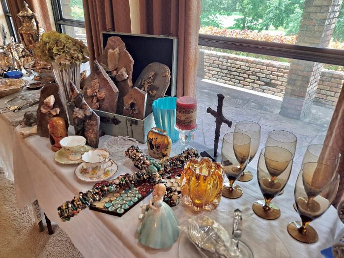 Crosses On Stone, Glassware