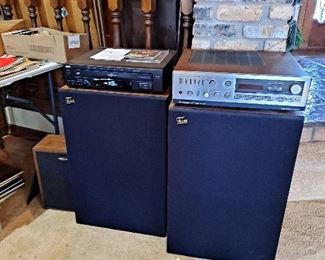 Frazier Speakers, Mitsubishi Amp, 5 Disc CD Player