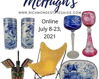 Online Estate Sale Auction, Fan home, antiques, lots of mid-century modern, toys, clothing and more!