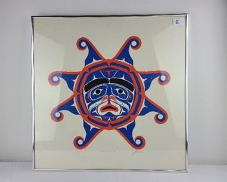 Jim Johnny Bella Coola Sun Artist signed 