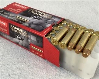 Mfg - (50) Norma Range&Target
Model - .357 Magnum ammunition
Located in Chattanooga, TN
Condition - 1 - New
This lot contains one 50 round box of Norma range&target .357 Magnum ammunition. 158 grain, full metal jacket bullet.
