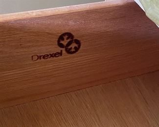 Drexel Label in Dresser Drawer