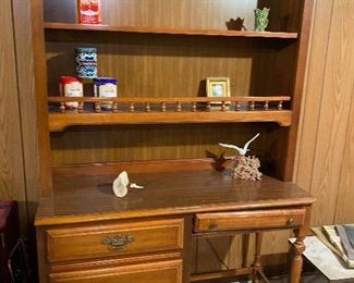 Upright Desk with Book Shelves