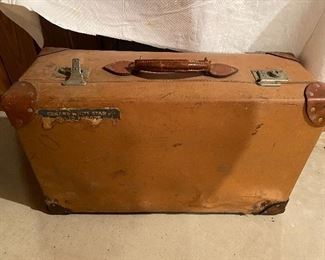 Cool Leather Trimmed Suitcase
