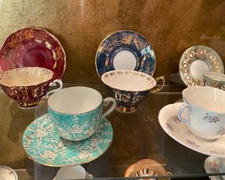 More Pretty Tea cups & Saucers