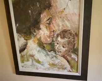 1977 Original Painting by Local Artist - Nancy Patten