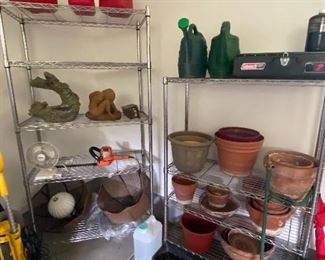 Garage & Lawn Items, Racks Also For Sale