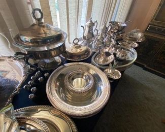 Lots of Silver Plated Pieces