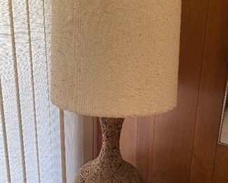 Awesome Mid Century Modern Cork Lamp!