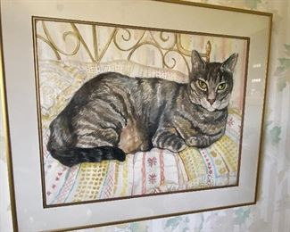 Original Local artist Nancy Patten Watercolor. 
