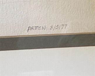 Signature and Date "Patten, 8/5/77"