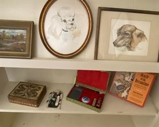 The Top Row are Nancy Patten artworks
