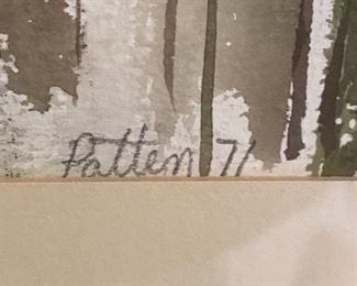 Signature - "Patten '71"