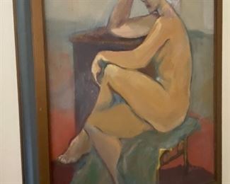 Nude, Original Oil Painting by Nancy Patten