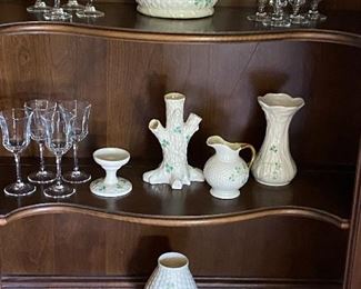 Belleek Porcelain,  Ireland,  Shamrock pattern