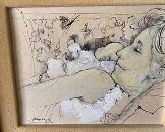 Listed Artist: William Benecke (1934 - 2001) Original Art Work, Signed