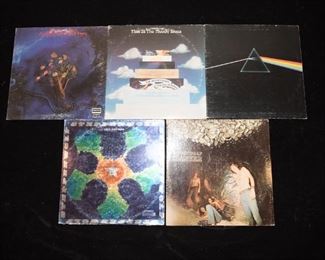 Lot Of Records Moody Blues, Steppenwolf And Pink Floyd