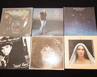 Lot Of Records The Who, Willie Nelson, Linda Ronstadt, Emmylou Harris