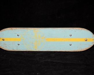 1960s Vintage Roller Derby Mustang 15 Wooden Skateboard